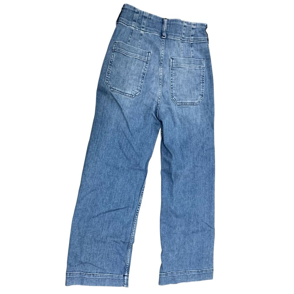 Anthropologie Maeve The Colette High Rise Crop Denim JEANS sz 26 - Picture 3 of 10